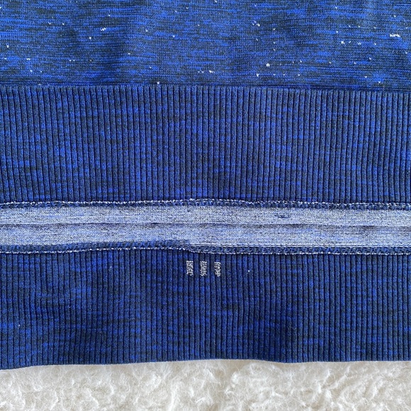 ❤️ Lululemon Swiftly Relaxed Long Sleeve Cosmic Shift Hyper Blue / Black - Picture 6 of 9